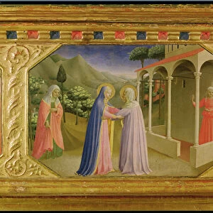 Visitation, from the predella of the Annunciation Alterpiece, c