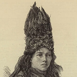 Wah-Bun-Ah-Kee, Chief of the Muncey Indians (engraving)