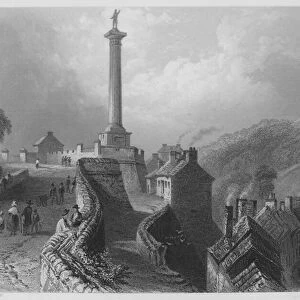 Walkers Pillar, Walls of Londonderry (engraving)