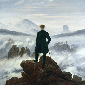 The Wanderer above the Sea of Fog, 1818 (oil on canvas)