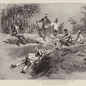 The War in the Philippines (litho)