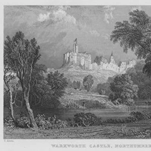 Warkworth Castle, Northumberland (engraving)