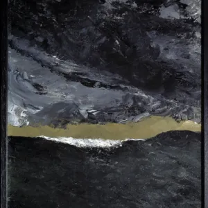 Wave VII. Painting by August Strindberg (1849-1912) Ec. Sued. 1900. Oil on canvas