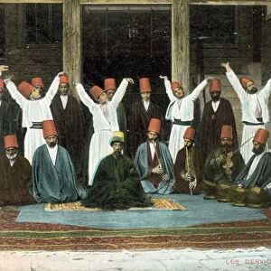 Whirling Dervishes, Turkey (colour photo)