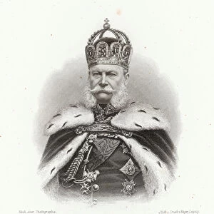 William I, King of Prussia (1830-1916) in the Allgemeine Moden-Zeitung