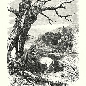 William Wordsworth: The White Doe of Rylstone (engraving)