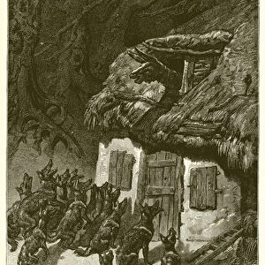 The Wolves and the Sick Ass (engraving)