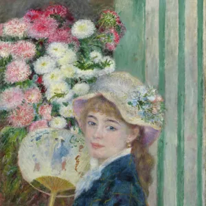 Woman with a Fan, c. 1879 (oil on canvas)