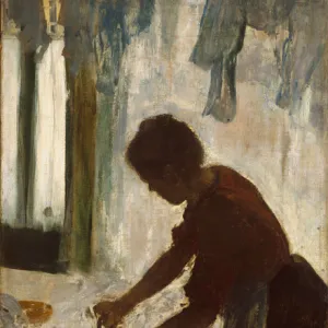 A Woman Ironing, 1873 (oil on canvas)