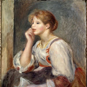 Woman with a letter, 1895 (oil on canvas)