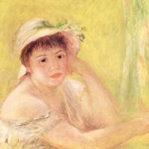 Woman in a Straw Hat, 1879 (oil on canvas)