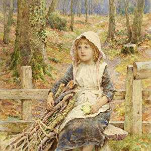 The Wood Gatherer, c. 1880 (w / c on paper)