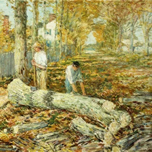 Woodcutters (The Old Elm), 1903 (oil on canvas)