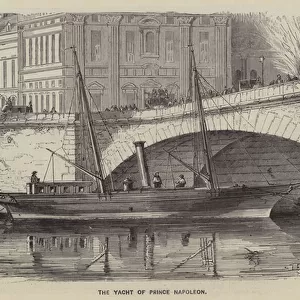 The Yacht of Prince Napoleon (engraving)