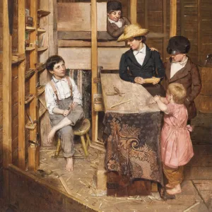 The Young Mechanic, 1848 (oil on canvas)