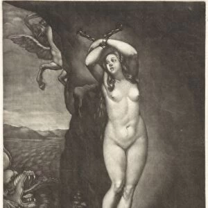 Andromeda Chained to the Rocks, Pieter Schenk (I), 1670 - 1713