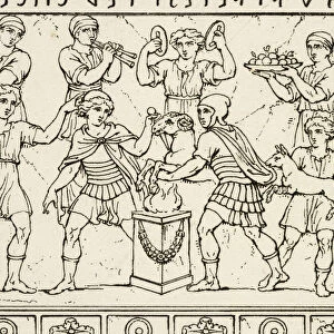 Bartoli Antichi Sepolchri Plate 124. Etruscan Cinerary