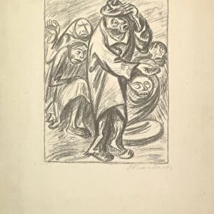 Beggars Bettelvolk 1930 Lithograph image 14 7 / 16 x 10 3 / 4 inches