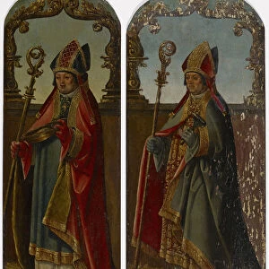 Two bishops St. Ulrich St. Blaise 16th century