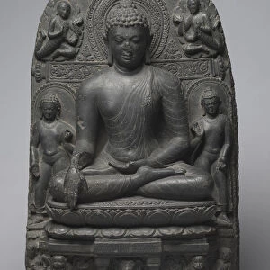 Buddha Calling Earth Witness 800s Northeastern India