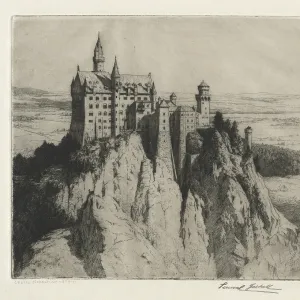 Castle Neuschwanstein late 1800s-early 1900s