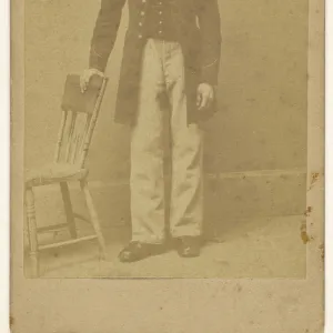 Confederate soldier standing Samuel A Cooley