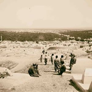 Damascus Esh-Sham Cemetery Meidan 1898 Syria