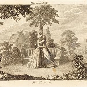 Daniel Nikolaus Chodowiecki (German, 1726 - 1801), Lovers, 1793, etching