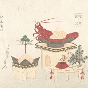 Decorations New Year Edo period 1615-1868 Japan