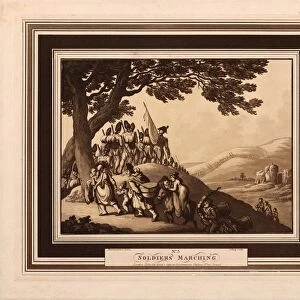 Drawings Prints, Print, Soldiers Marching, Publisher, Artist, Probably, Ackermanns Gallery