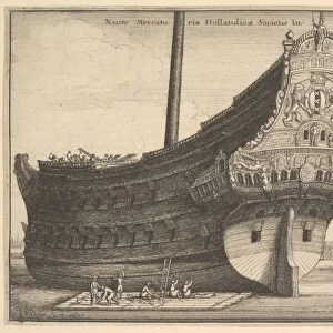 Dutch East Indiaman 1647 Etching first state
