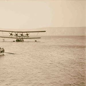 Flying boat Satyrus 1925 Middle East Israel Palestine
