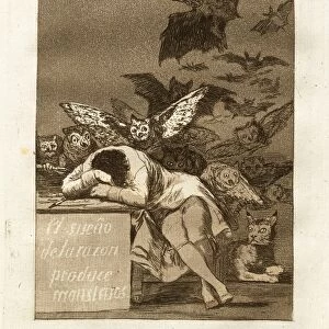 Francisco de Goya, El sueno de la razon produce monstruos (The Sleep of Reason Produces
