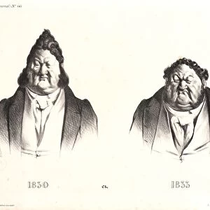 Honore Daumier (French, 1808 - 1879). 1830 et 1833, 1833. Lithograph on white wove paper