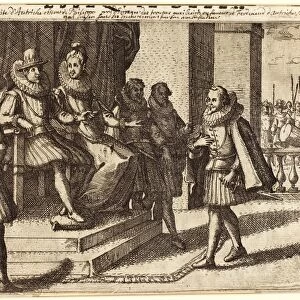 Jacques Callot, French (1592-1635), King and Queen in Consultation about the Turks