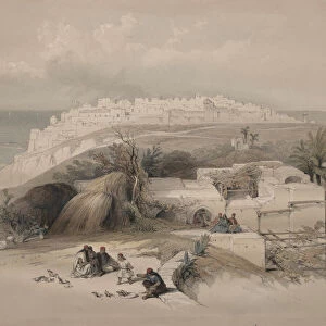 Jaffa 1839 David Roberts British 1796-1864 Color lithograph