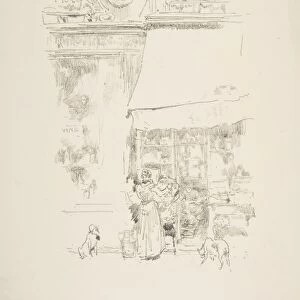 La Fruitiere de la Rue Grenelle 1894 Transfer lithograph