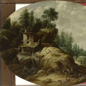 Landscape with a watermill, Gillis Peeters, I, 1633
