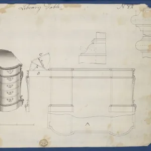 Library Table Chippendale Drawings Vol II ca