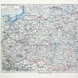 Belarus Metal Print Collection: Maps