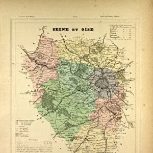 Map of Seine Et Oise, France