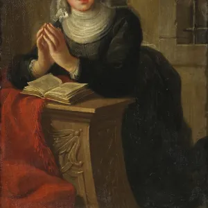 Martin van Meytens Kneeling nun painting 1731