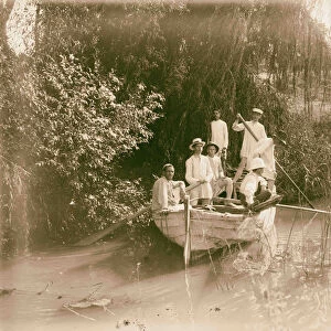 Matson family Auja River 1898 Israel YarḳRiver