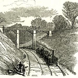 newbiggin, bridge, overpass, viaduct, overpass, bridge, u. k. 1846, opening, lancaster