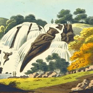 Observations on the Neilgherries, Falls of the Cauvery in Mysore, 19th century engraving
