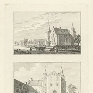 Offenberg Castle 1745 Town City Views Kleve series title