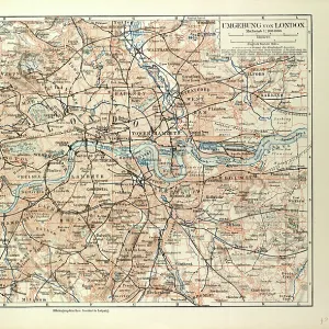 Old Map of London