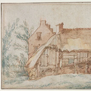 Peasants Cottage recto 1600 Abraham Bloemaert