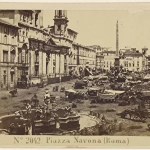Piazza Navona Roma Sommer & Behles Italian 1867