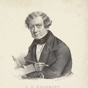 Portrait Jacobus Josephus Eeckhout person portrayed sits backwards